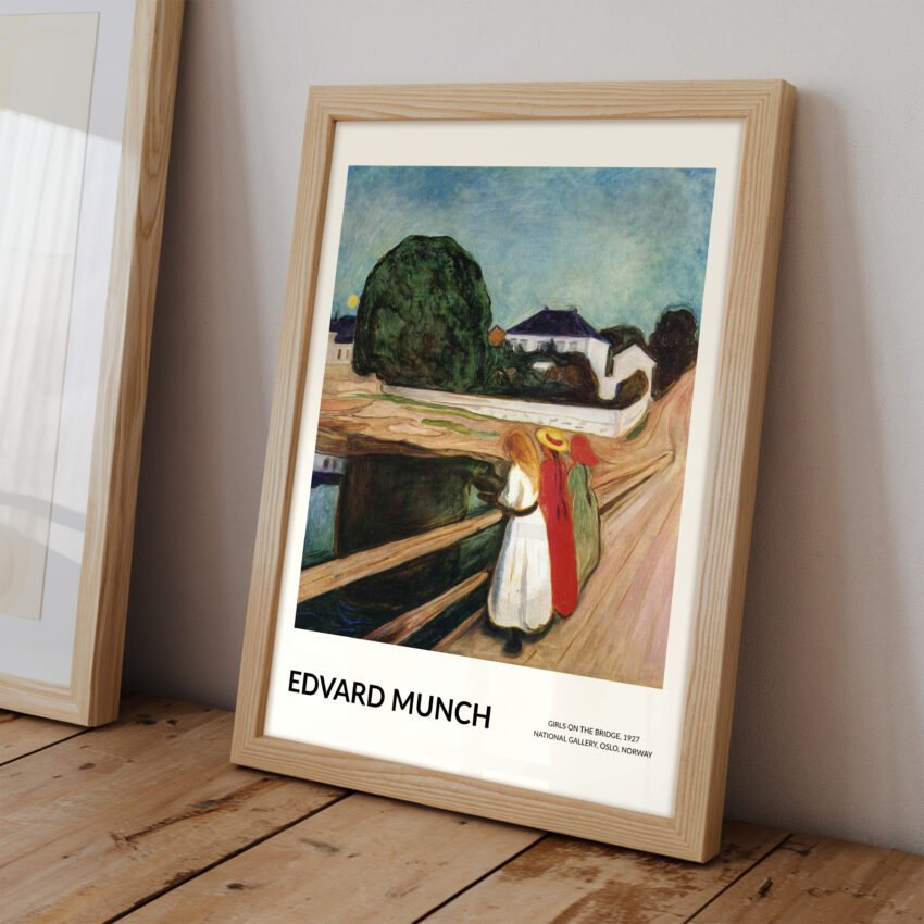 Girls on the Bridge by Edvard Munch - Image 3