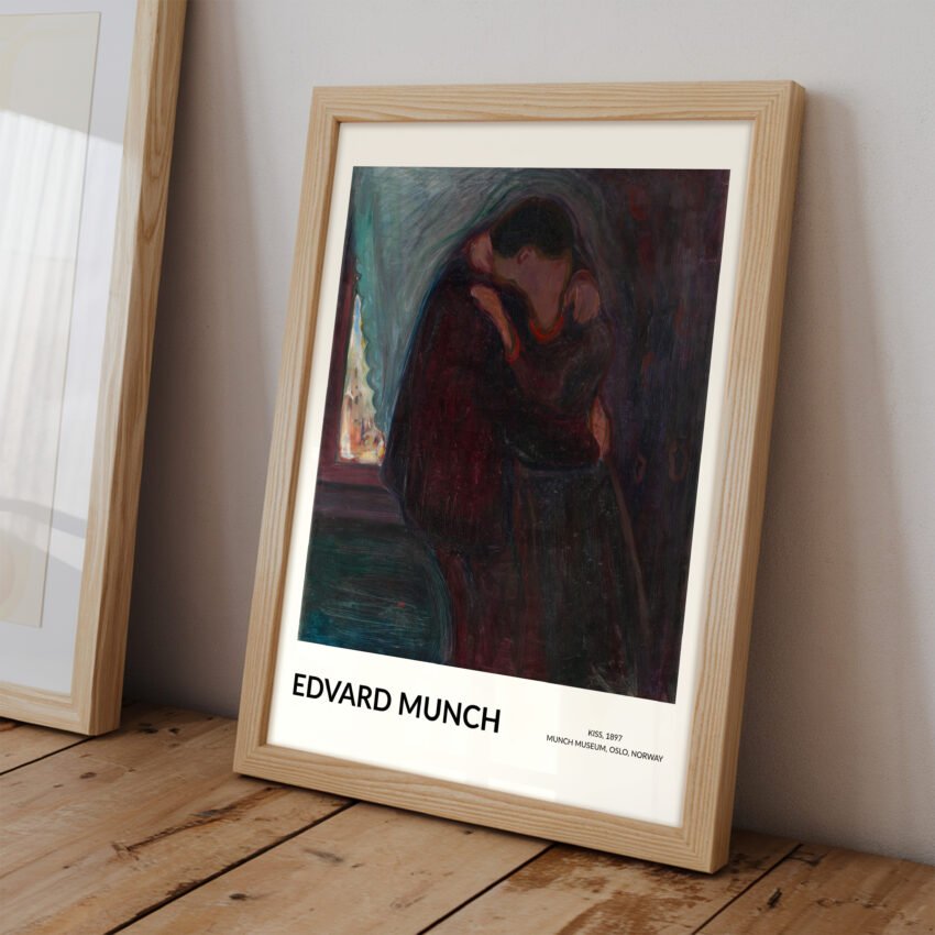 The Kiss by Edvard Munch - Image 2
