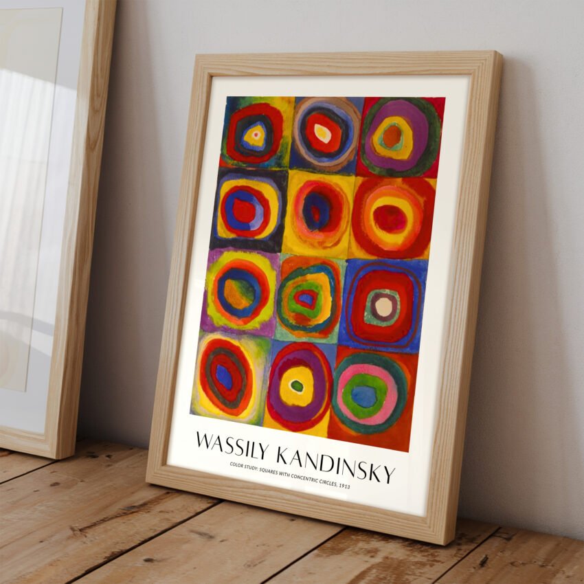 Color Study: Squares with Concentric Circles by Wassily Kandinsky - Image 3