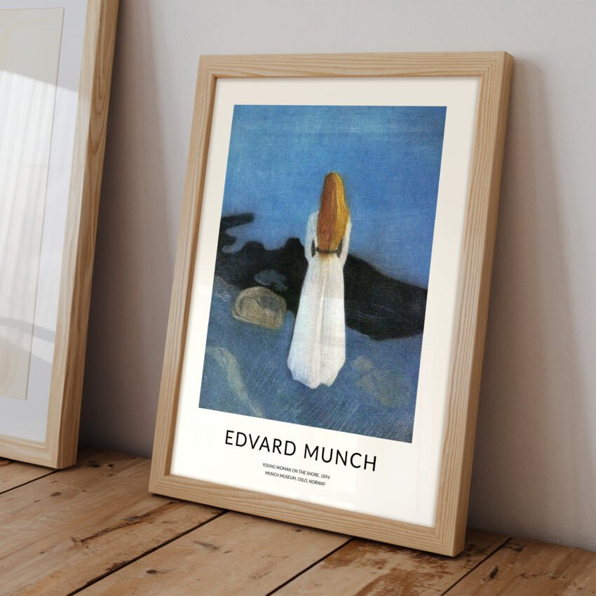 Young Woman on the Shore by Edvard Munch - Image 3