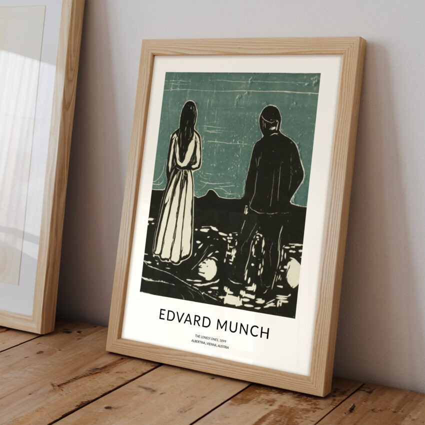 The Lonely Ones by Edvard Munch - Image 3