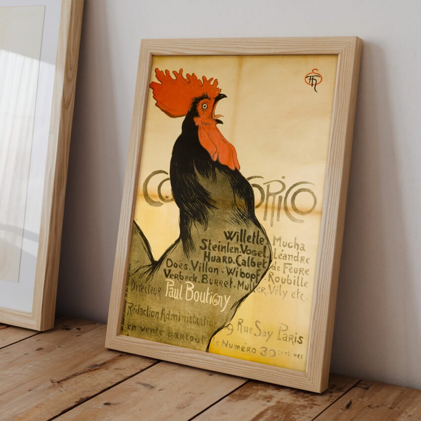 L'Estampe Originale – Cocorico by Théophile Steinlen - Image 3