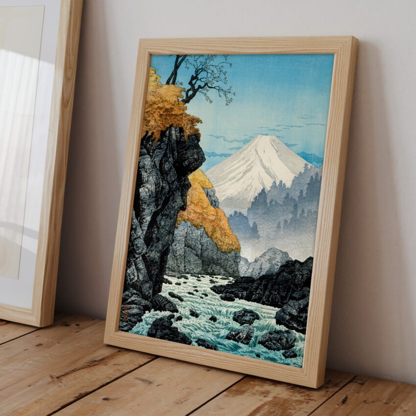 Foot of Mount Ashitaka by Kawase Hasui - Image 4