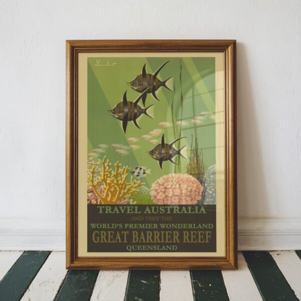 australia travel poster