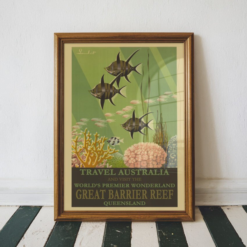 australia travel poster