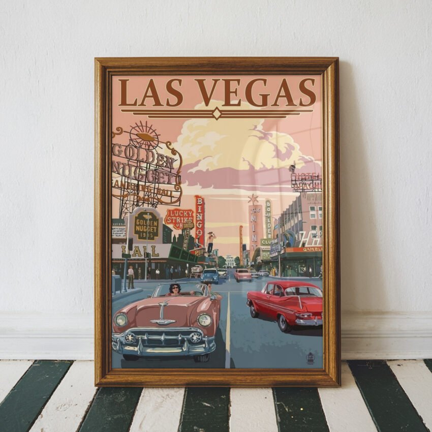 Las Vegas Travel Poster - Image 3