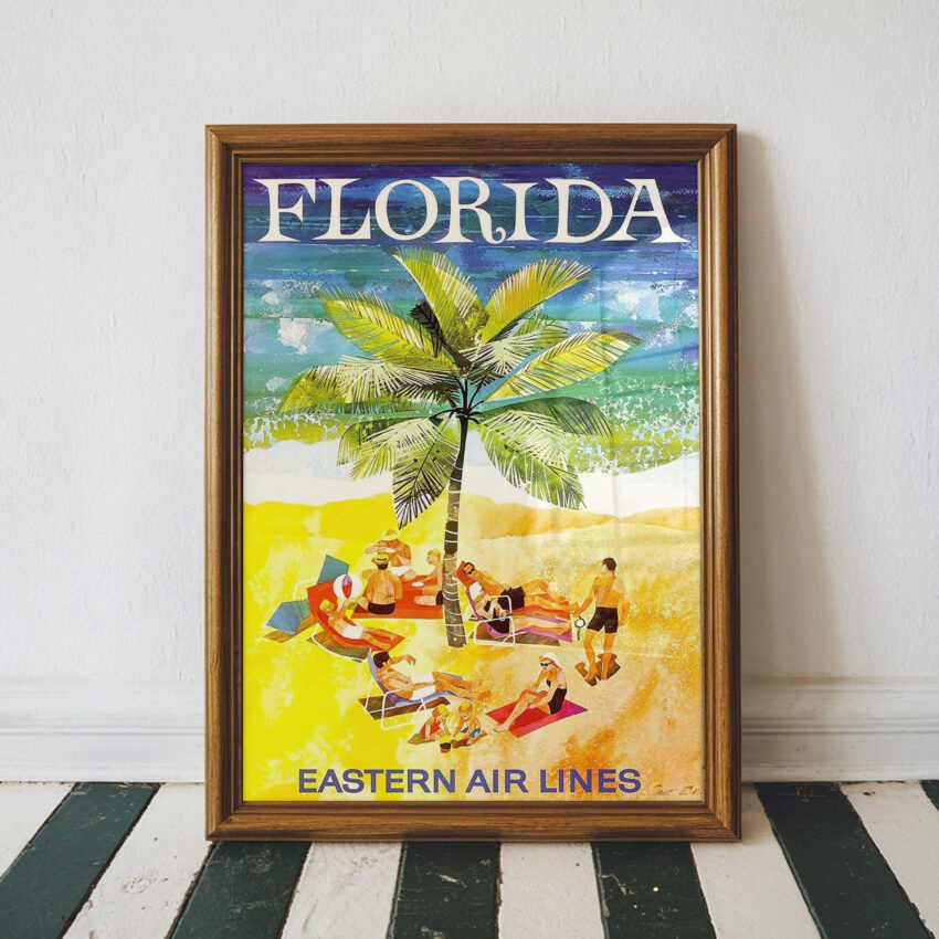 Florida Beach Travel Poster - Image 3