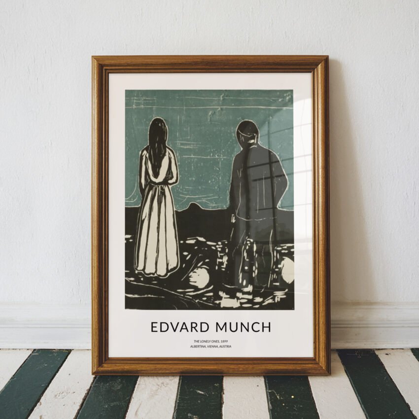 The Lonely Ones by Edvard Munch - Image 4