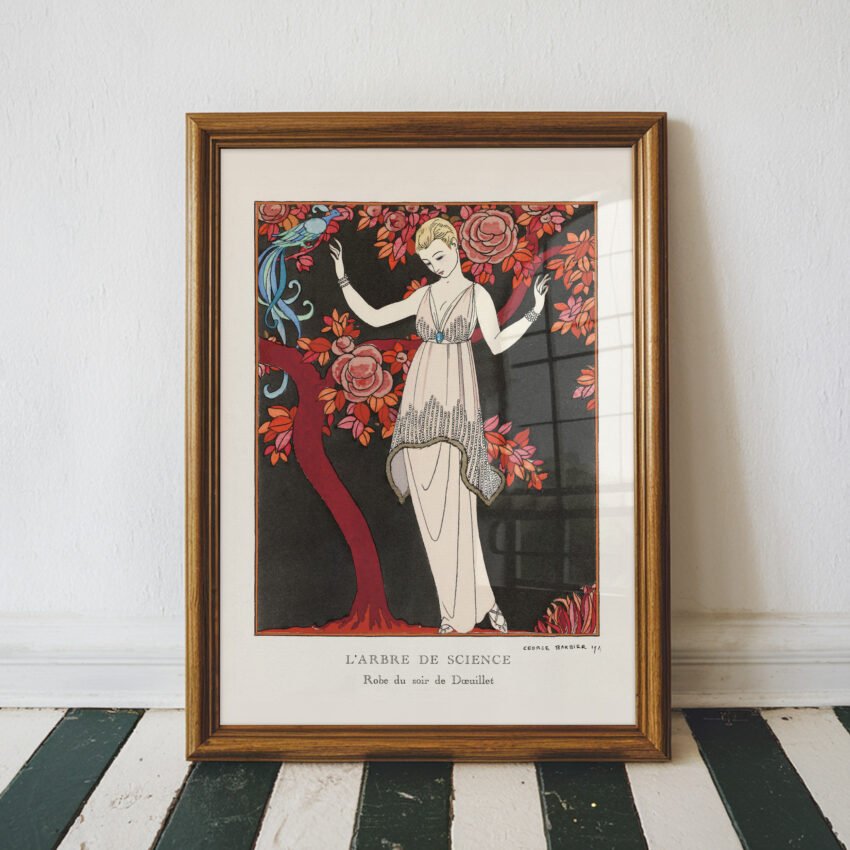 Robe du soir de Doeuillet by George Barbier