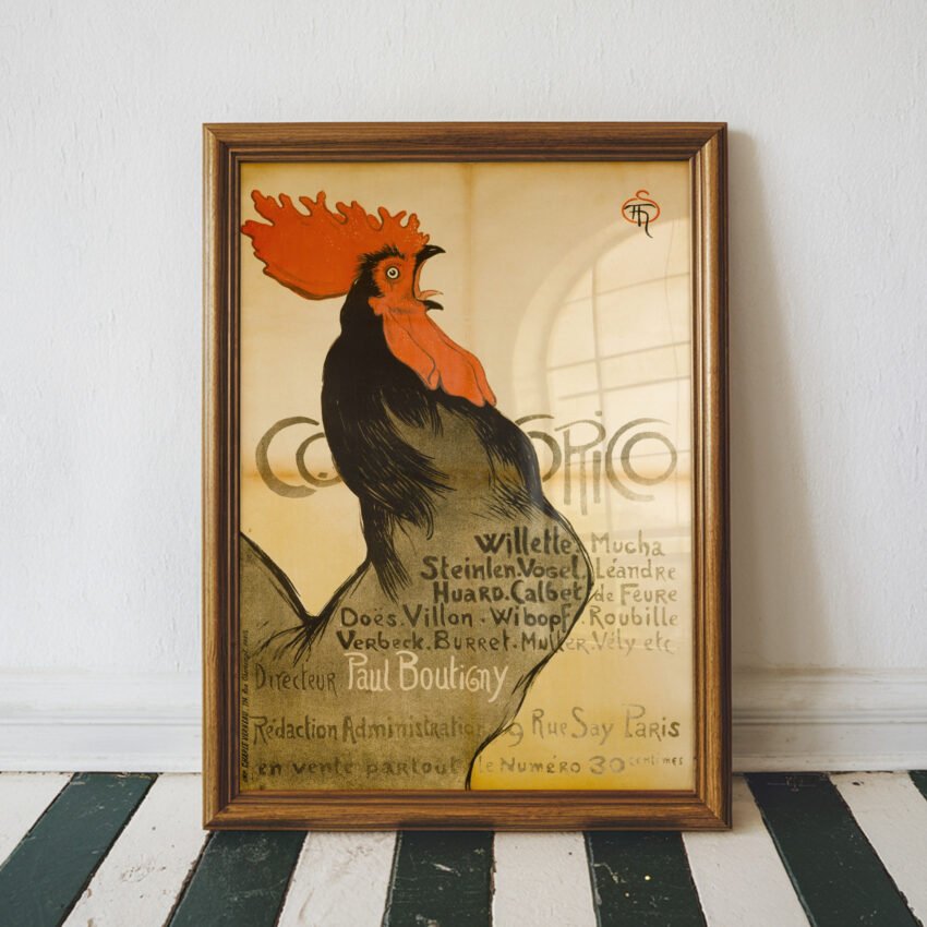 L'Estampe Originale – Cocorico by Théophile Steinlen - Image 4