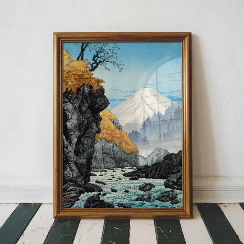 Foot of Mount Ashitaka by Kawase Hasui - Image 3