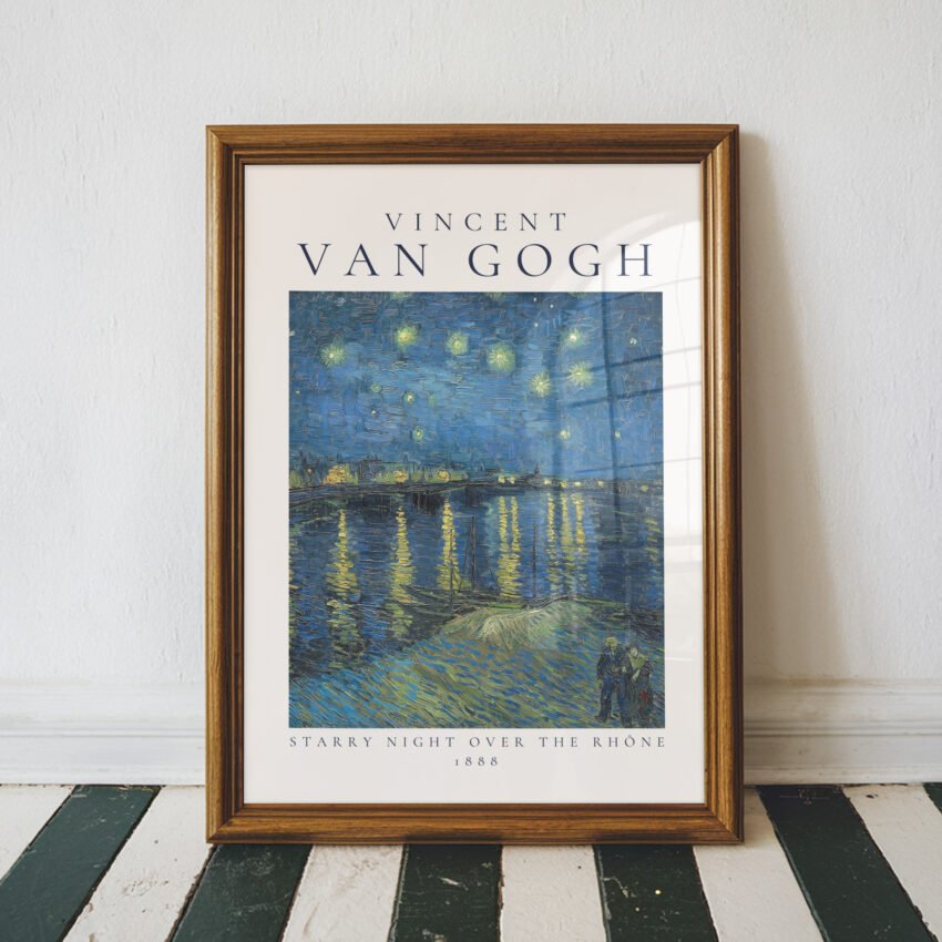 Starry Night Over the Rhone by Vincent van Gogh - Image 4