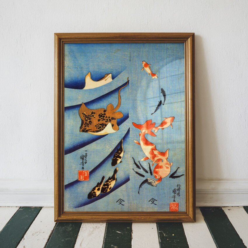 Stingrays by Utagawa Kuniyoshi - Image 3