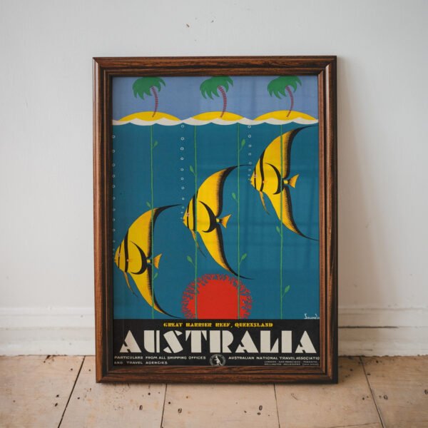 australia travel poster