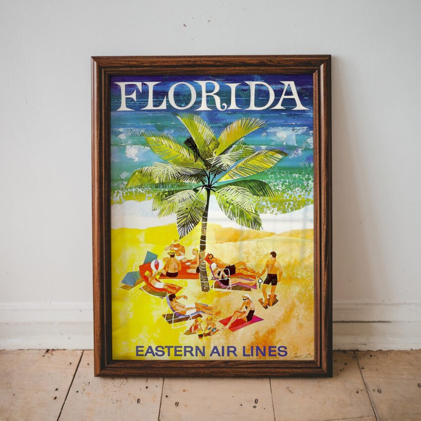 Florida Beach Travel Poster - Image 4