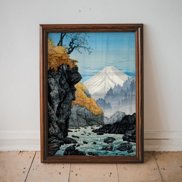 Foot of Mount Ashitaka by Kawase Hasui