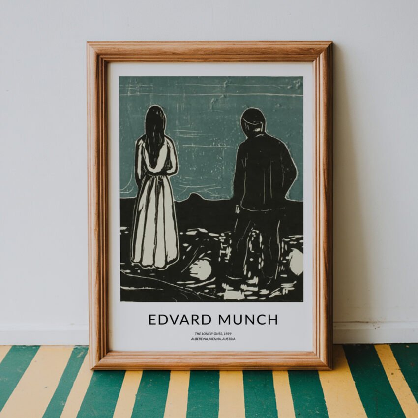 The Lonely Ones by Edvard Munch - Image 5