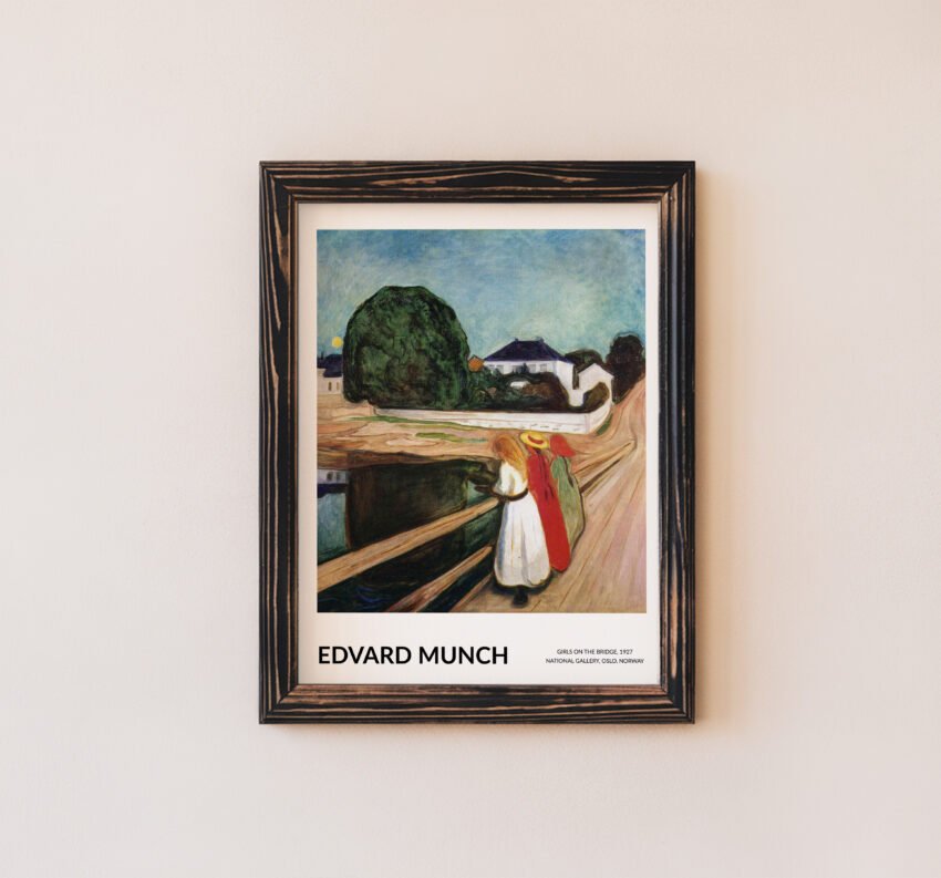 Girls on the Bridge by Edvard Munch - Image 5
