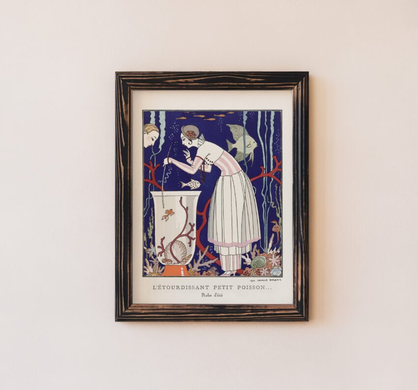 L'étourdissant petit poisson: Robe d'été by George Barbier - Image 5