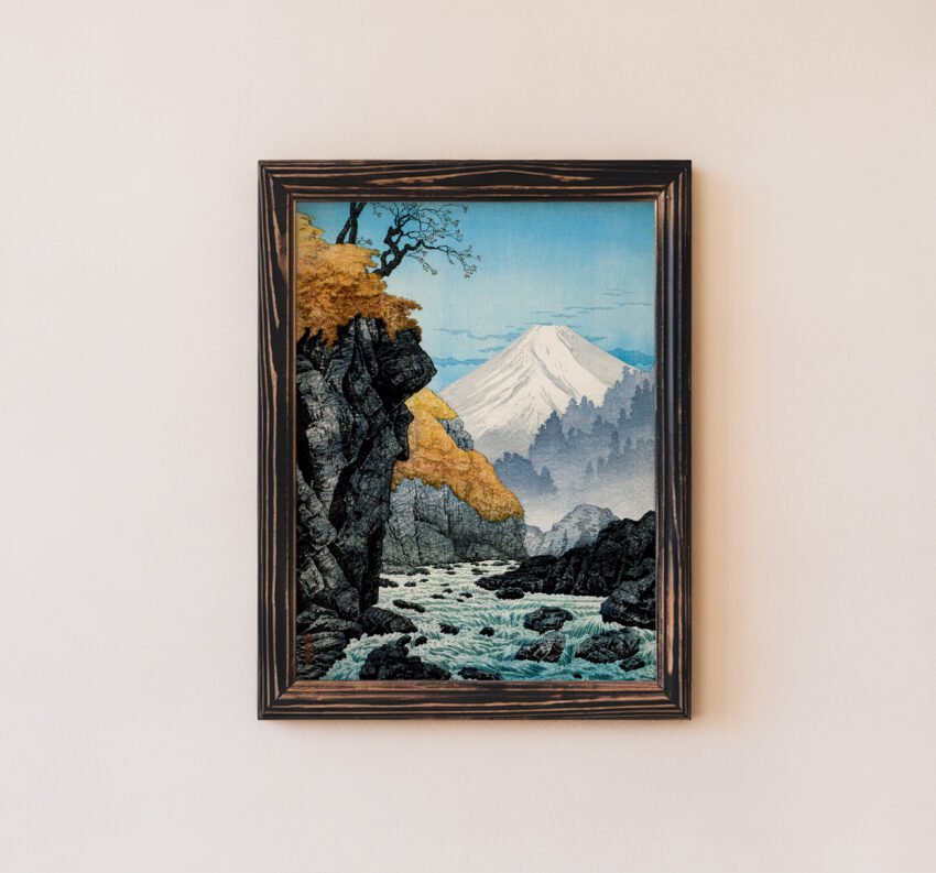 Foot of Mount Ashitaka by Kawase Hasui - Image 2