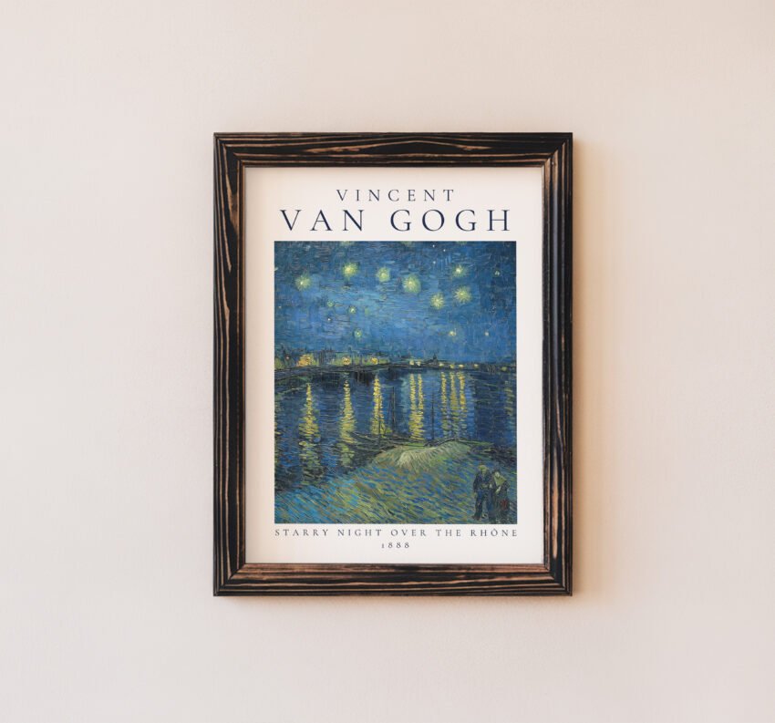 Starry Night Over the Rhone by Vincent van Gogh - Image 5