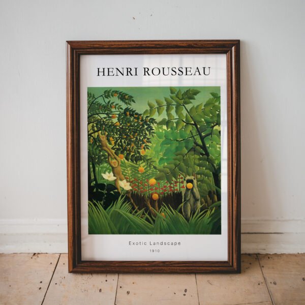 Exotic Landscape by Henri Rousseau