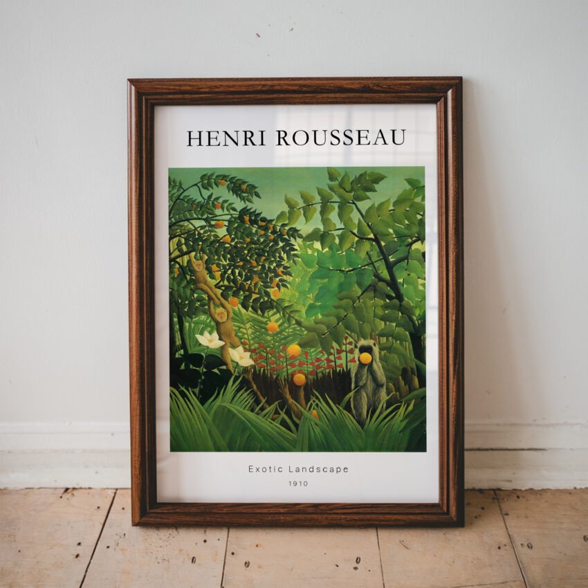 Exotic Landscape by Henri Rousseau