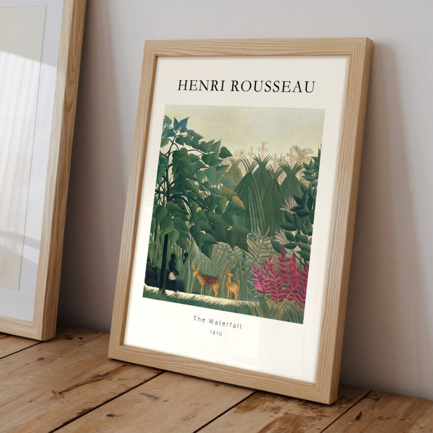 The Waterfall by Henri Rousseau - Image 2