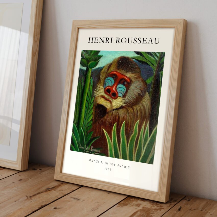 Mandrill in the Jungle by Henri Rousseau - Image 2