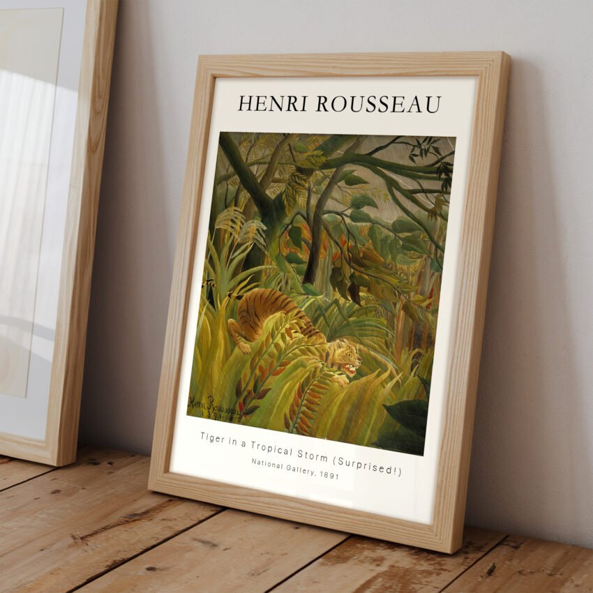 Tiger in a Tropical Storm by Henri Rousseau - Image 2