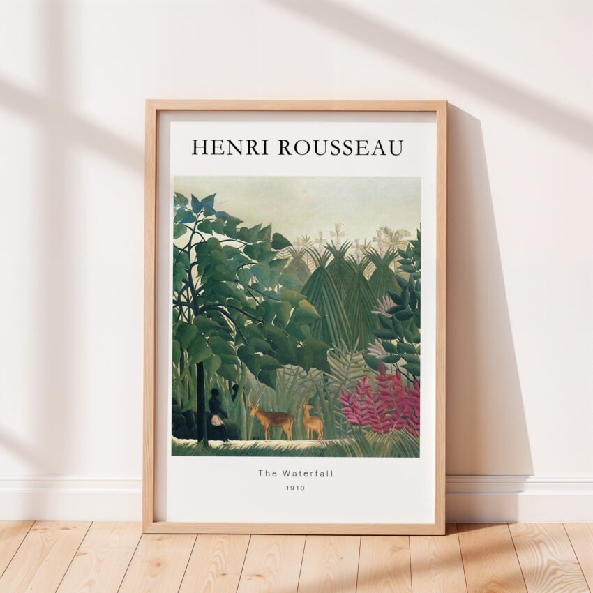 The Waterfall by Henri Rousseau - Image 3