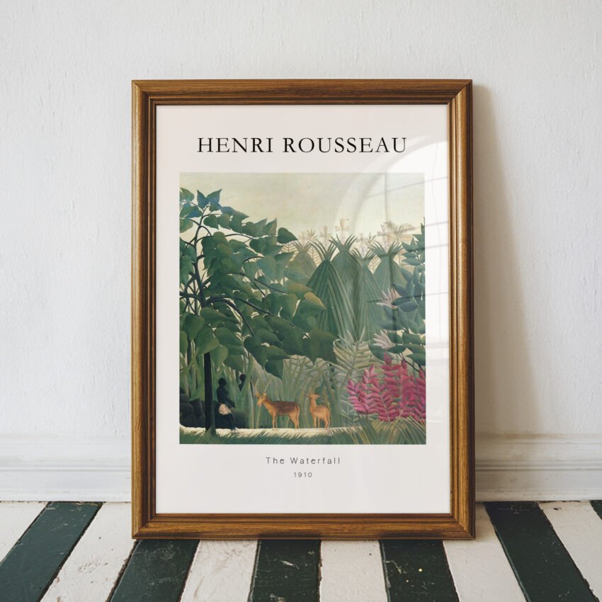 The Waterfall by Henri Rousseau - Image 5