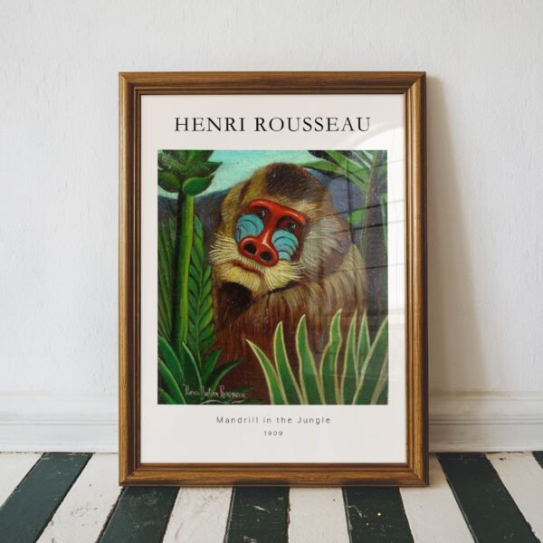 Mandrill in the Jungle by Henri Rousseau