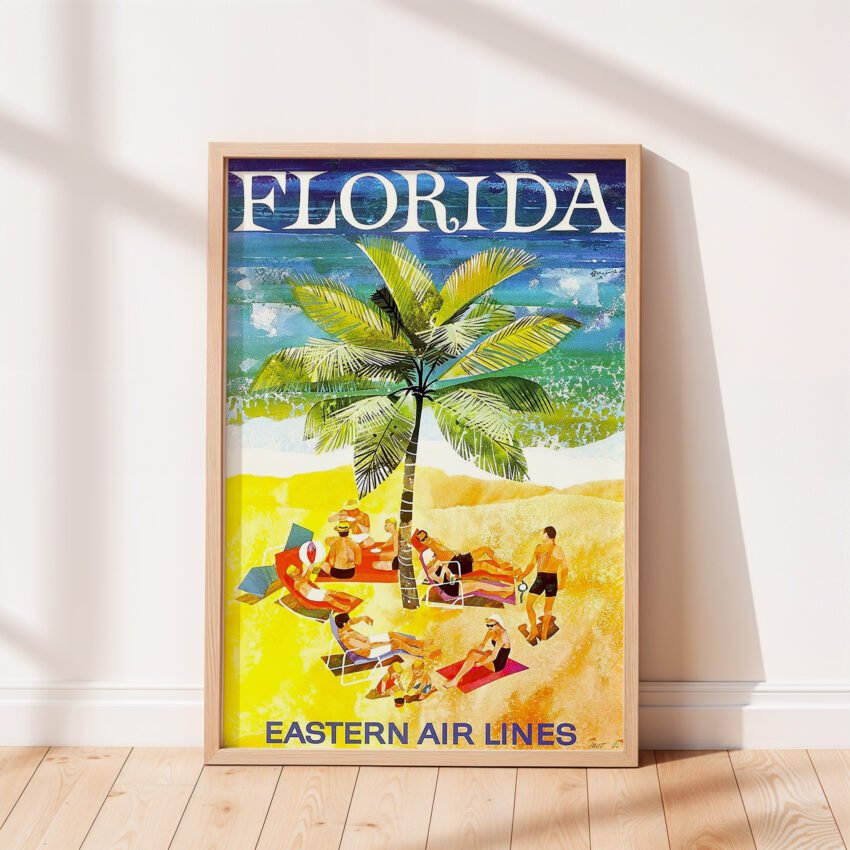 Florida Beach Travel Poster - Image 7