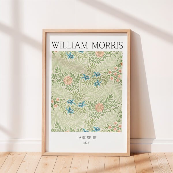 Larkspur by William Morris