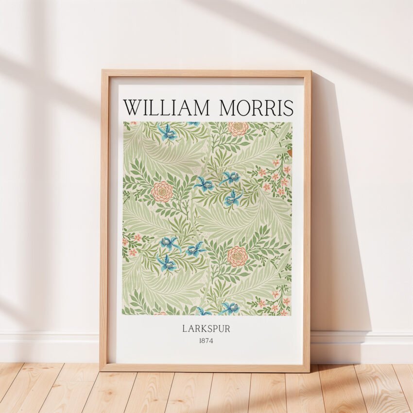 Larkspur by William Morris