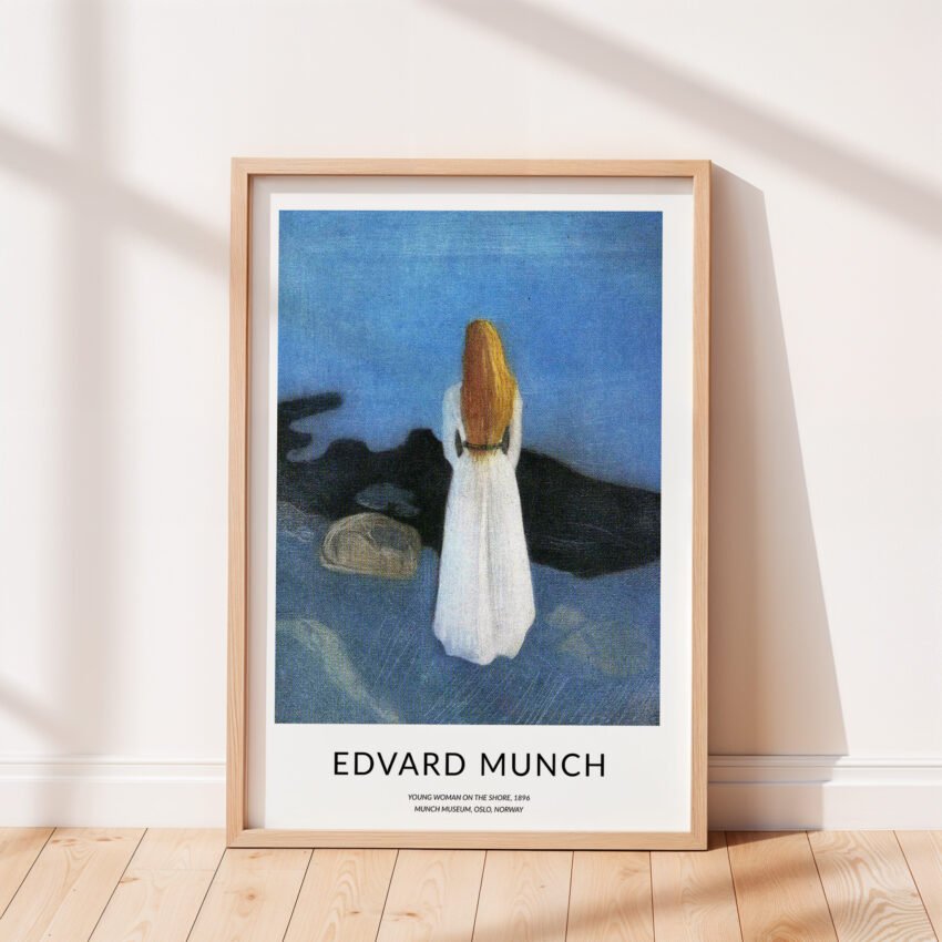 Young Woman on the Shore by Edvard Munch - Image 5
