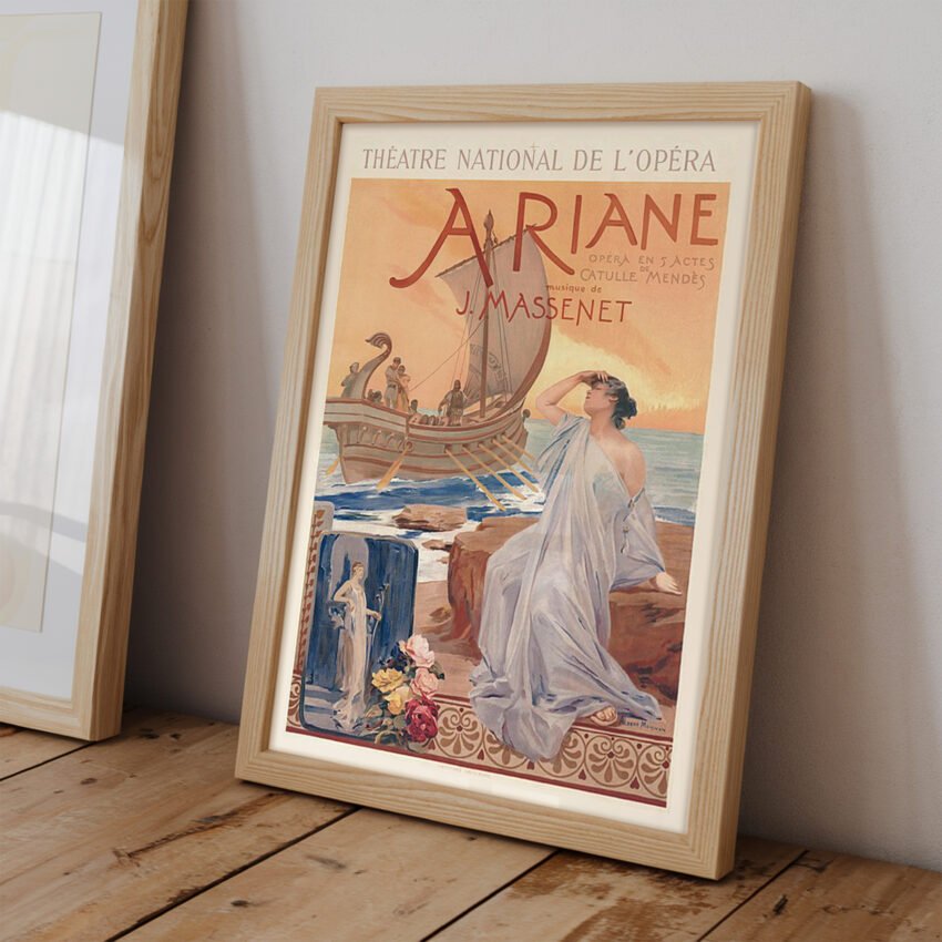 Opera Poster for Ariane by Massenet - Image 2