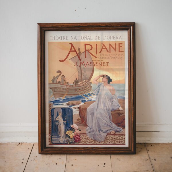 Opera Poster for Ariane by Massenet