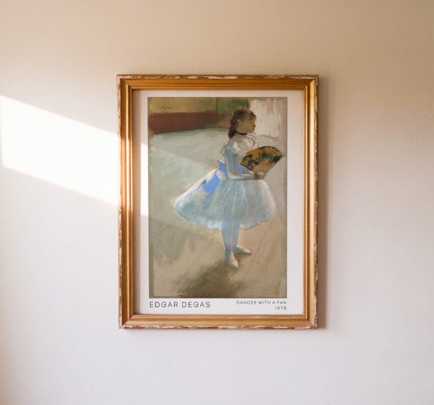 Dancer with a Fan by Edgar Degas - Image 3