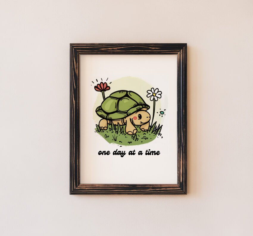 One Day At A Time Turtle - Image 6