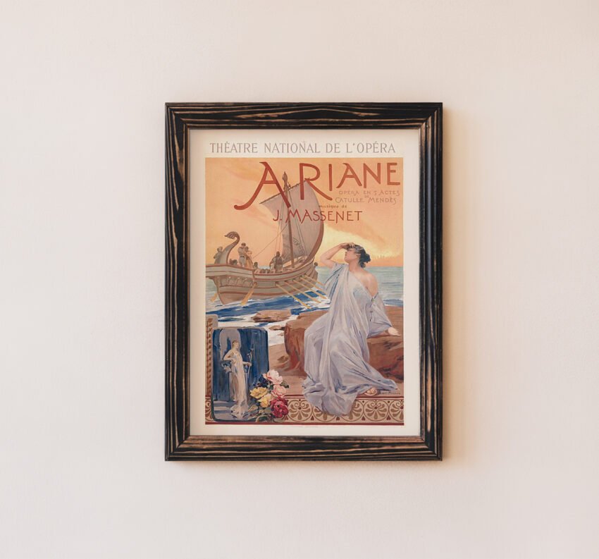 Opera Poster for Ariane by Massenet - Image 4