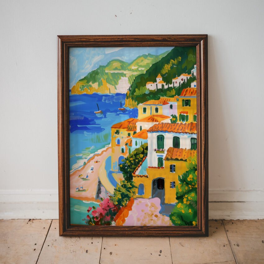 Amalfi Coast Painting - Image 4