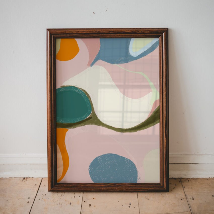 Harmony in Color Abstract Print - Image 3