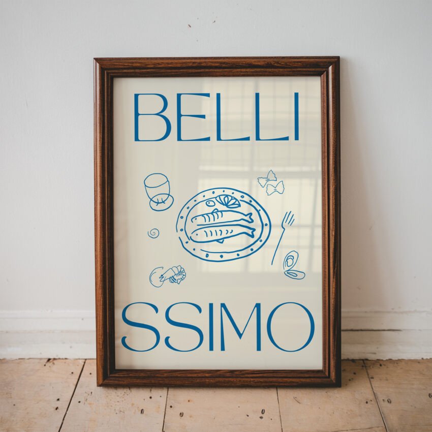 Bellissimo Italian Food Print - Image 3