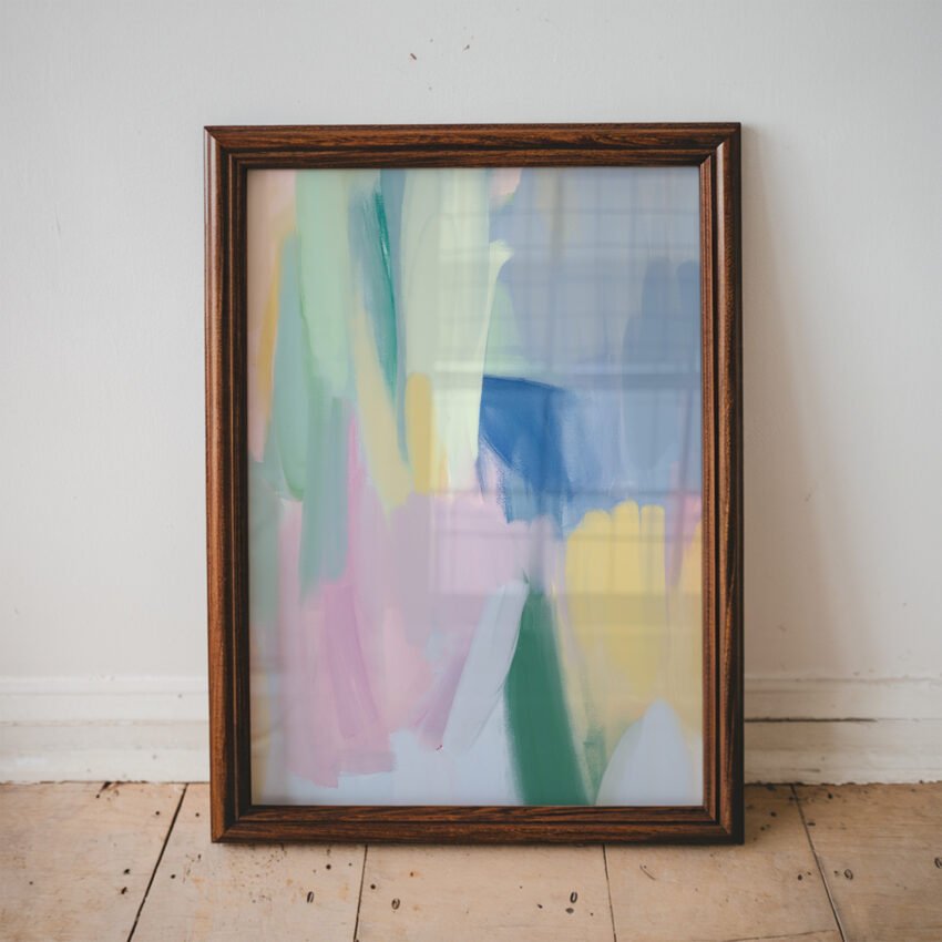 Pastel Dream Abstract Print - Image 4