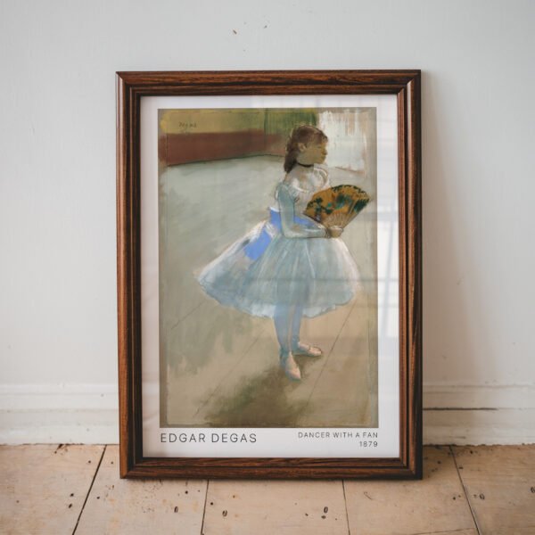 Dancer with a Fan by Edgar Degas