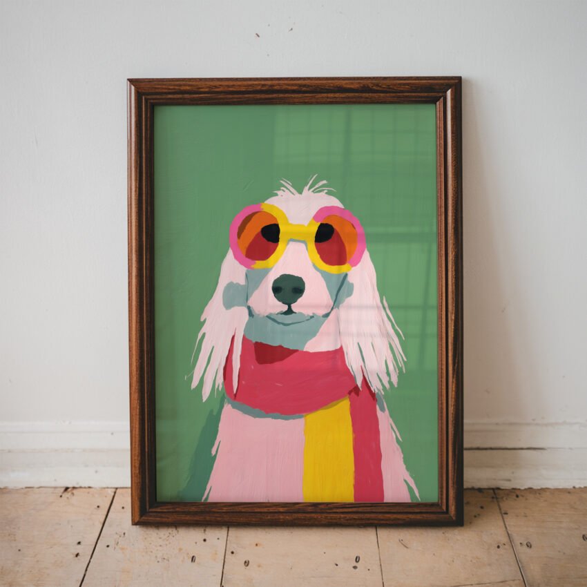 The Groovy Pup Art Print - Image 4