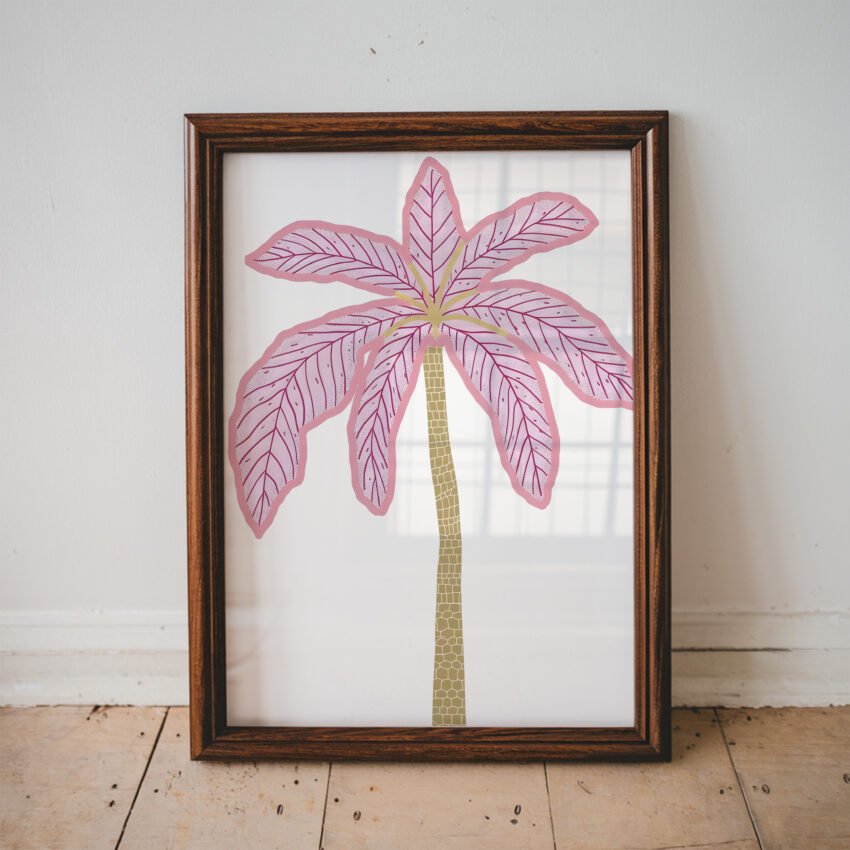 Pink Palm Tree - Image 4