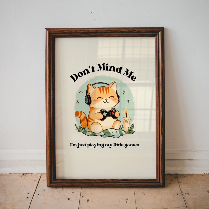 Don't Mind Me Gamer Cat - Image 2